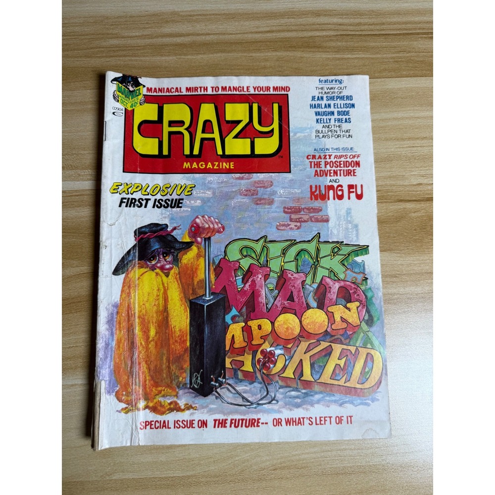 Crazy‎ Magazine First Issue Explosive Special Issue on the Future